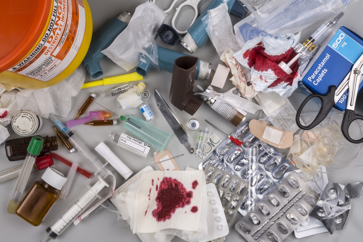 Clinical, medical and pharmaceutical waste